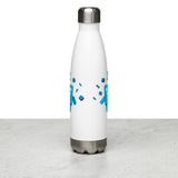 Coin Hunt World Blue Cubie Stainless Steel Water Bottle