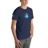 Coin Hunt World Blue Cubie Unisex t-shirt